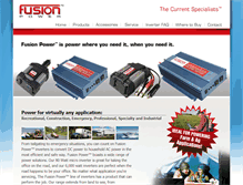 Tablet Screenshot of powerbyfusion.com